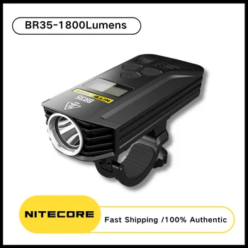 NITECORE BR35 Sykkel Lys 1800 lumen Oppladbare OLED-Skjerm Innebygde batteriet i Nærheten av Dobbel Avstand Bredde Sykling Lys