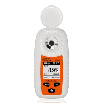 Digital Refraktometer Brix Meter Frukt Juice Drikke Vin Øl Med Et Alkoholinnhold Måleverktøy Konsentrasjon 0-35% Sukker Meter