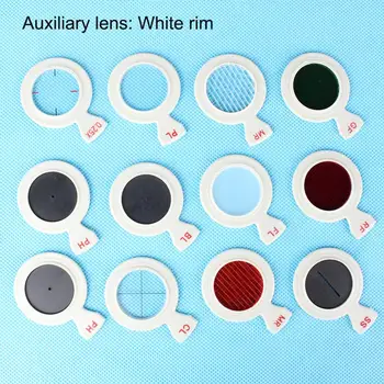 1pc Aux-Optisk Oftalmiske Objektiv Prøving Linse For Trial Objektiv Sett Plast felg DIA 26mm