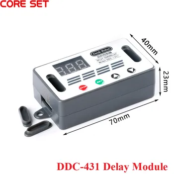 DDC-431 Forsinkelse Kontrolleren Modul Digitale LED-Display Timer Forsinkelse Stafett Slå Modulen DC 6-30V Timing Kontroll Feilindikator veggmonteringssett