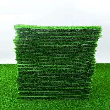 Grønt kunstgress simulere moss plen pseudo grønt gress mat teppe DIY micro liggende hjemme etasje dekorasjon