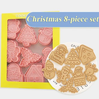 Christmas Kjeks Mugg Cookie Cutters Merry Christmas Dekor For Hjem Kjøkken 2023 Navidad Xmas Gave Godt Nytt År 2024 Kerst
