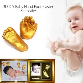 Diy Gips Mugg 3d Hånd Fot Ut som Mugg Hånd Støping Kit Par Bryllup Holder Baby Gips Mugg Home Decor For Baby Souvenir