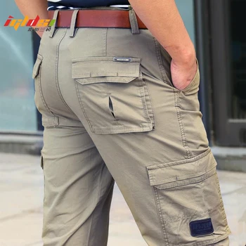 Hærens Taktiske Militære Cargo Bukser Menn SWAT Spesialtilbud på hoteller i Kraft Combat Pants Uformell Tynn Multi Lomme Arbeid Bomull Casual Bukser