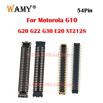 2-10Pcs LCD-Skjerm FPC Kontakt For Motorola G10 G20 G22 G30 E20 XT2128 XT2128-1-kontakten På Hovedkortet/Flex 54pin