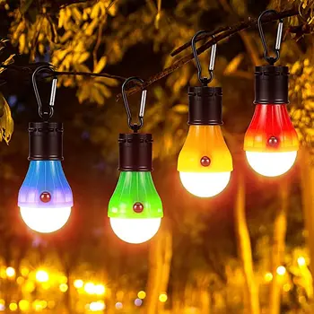 LED Camping Lys Mini Natt Lys Utendørs Hengende Lamper LED Lampe Pærer Emergemcy Lys
