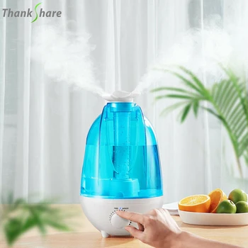 Ultralyd Air Luftfukter Mini Aroma Luftfukter Air Purifier Med LED-Lampe 4L Luftfukter Bærbar Tåke Maker For hjemmekontor
