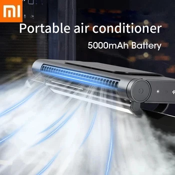 Xiaomi Bærbar Bed Fan Air Conditioner 5000mAh USB Oppladbar Elektrisk Vifte Sterk Hengende Tv Vifte For hjemmekontor