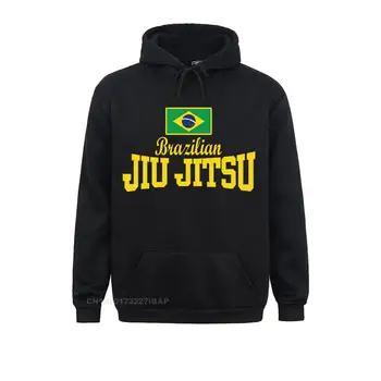 Menn Hette Genser Flagg Tekst BJJ Judo Brasiliansk Jiu Jitsu Jakke Ny Merkevare Mannlige Trendy Hettegensere Camisas Hombre Pullover
