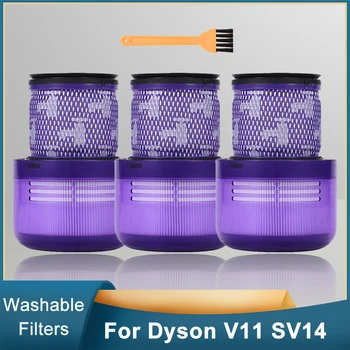 Vaskbart Filter for Dyson V11 SV14 Cyclone Dyr Absolutt Total Ren Støvsuger Reservedeler Tilbehør