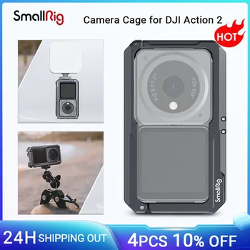 SmallRig Action Kamera Buret for DJI Handling 2 Strøm-Combo eller Dual-Screen-Combo w/ Kalde Sko M4 og 1/4