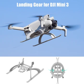 Folding Landing Gear for DJI Mini 3/Mini-3 Pro Extension støtteben Quick Release Utvidet Etappe Drone Tilbehør