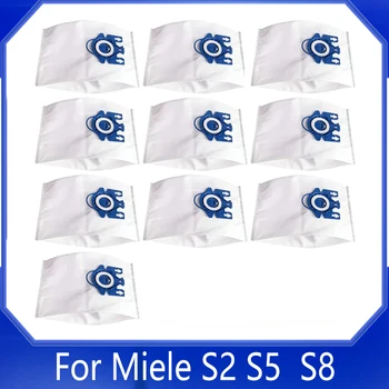 10Pcs AirClean 3D Miele Type GN Effektivitet støvposen For Miele S2, S5, S8, Klassisk C1, Komplett C2 og Komplett C3-Serien