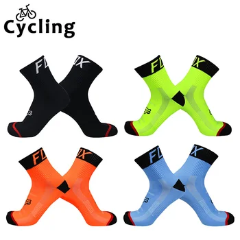 Ny profesjonell racing sykling sokker sport sokker Pustende utendørs sykling sokker, egnet for calcetines ciclysmo hombre