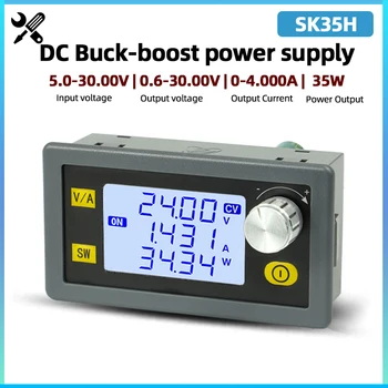 SK35H Dc Dc Step-down-Modul Buck Øke Converter CC-CV-0.6-30V 4A 5 V 6 V 12V 24V Justerbar Lab Power Supply Voltage Regulator
