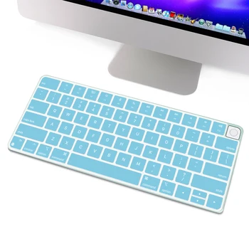 For Apple iMAC-Keyboard Cover (2021 release) A2449 Magic Keyboard Klistremerker Protector Silikon Bluetooth keyboard case type OSS