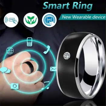 NY Android-Telefon Utstyr Multifunksjonelle Teknologi Slitesterk Koble Smart Smart NFC Finger Ring