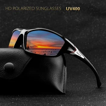 Mote Kjøring Polarisert UV400 Solbriller Mannlige Riding Sykling Fiske Nyanser Briller Vintage Sport Travel Classic Solbriller