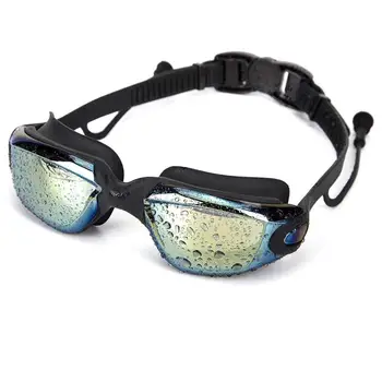 Nærsynthet Symjebriller Øreplugg Anti Fog Optisk Menn Kvinner Professional Resept Svømme Basseng Briller Natacion Dykking Briller