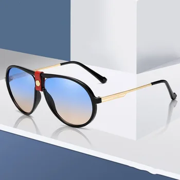 Mote Nye Solbriller Splitter Design Kvinner Menn Vintage solbriller Luksus UV400 Solbriller Briller Nyanser gafas de sol