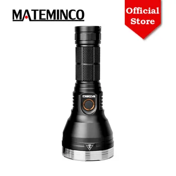 MATEMINCO MT70 Mini SFN55.2 6800LM 1000m USB Type C Oppladbare LED-Lommelykt Lantern For nødverge Lang Rekkevidde Kaste