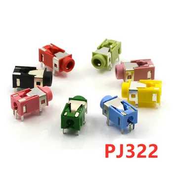 10PCS PJ322 3,5 mm Hodetelefonkontakt PJ-322 Lyd-Kvinnelige In-line 5P 5 Pinners Kontakt Kontakt