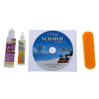 4-i-1-CD-DVD-Rom-Spiller Vedlikehold Objektiv Cleaning Kit