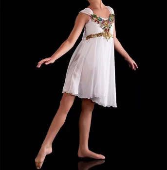 Ny Elegant Lyrisk Moderne Dans Ballerine Kjole Swan Lake Ballett Drakt Himmelen Blå Rosa Hvit Rød Ballett Klær For Barn