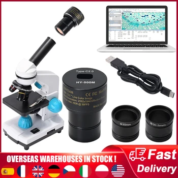 5MP Digital Elektronisk Okularet CMOS Mikroskop Kameraet USB2.0 Gratis Driver Microvopio Kameraet TypeC Microscopio Mikroskopiske Okulær