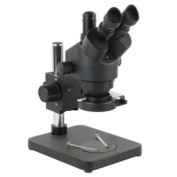 Simul Sentrale Industrielle Trinocular stereomikroskop Forstørrelse Kontinuerlig 7X Zoom - 45 X For LAB-Telefonen PCB Reparasjon Lodding
