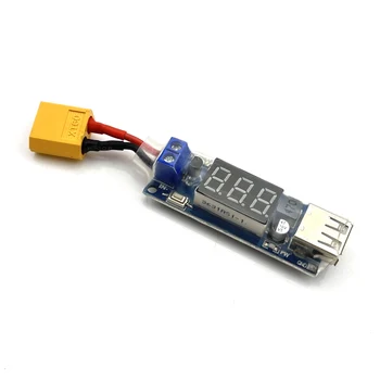 - 2S-6S Lipo-Batteri XT60 Koble til USB 2.0-2A 5V Lader Converter-Adapter LCD-T plug-Batterier Ekstern Contoller modul kontakt